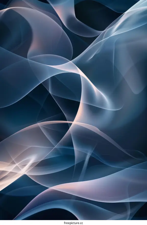 Abstract Flowing Lines Background Design