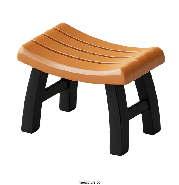 [Transparent Background PNG]Simple Modern Japanese Style Low Bench