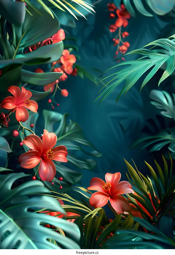 Tropical Rainforest Plants and Flowers