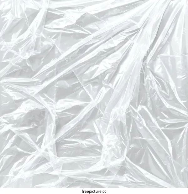 Transparent Plastic Wrap Texture Background