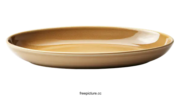 [Transparent Background PNG]Elegant Oval Ceramic Serving Dish