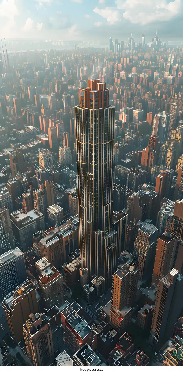 New York City Skyscraper near Central Park