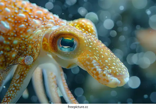 Squid Eye Macro Photography