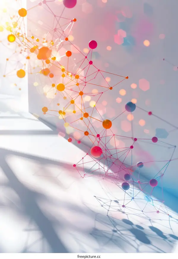 Abstract Network Connection Background