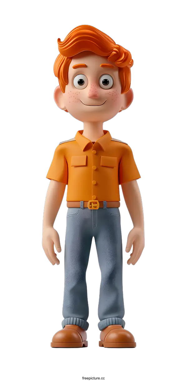 [Transparent Background PNG]3d cartoon character