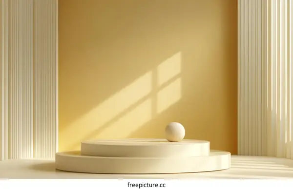 Creamy Yellow Aesthetic Product Showcase