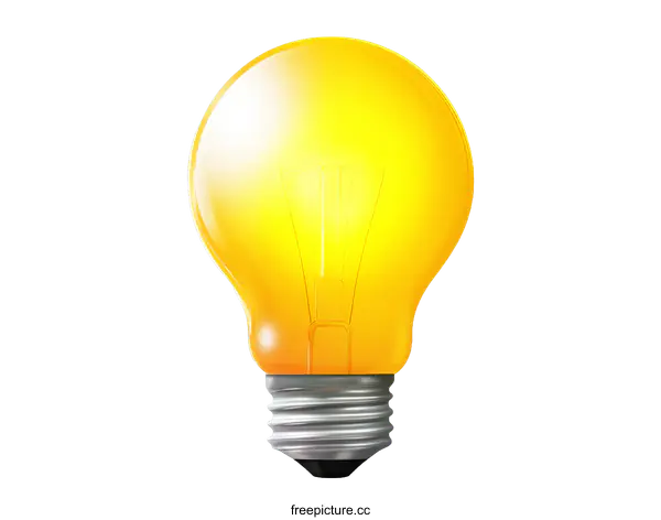 [Transparent Background PNG]Illuminating Idea Lightbulb Illustration