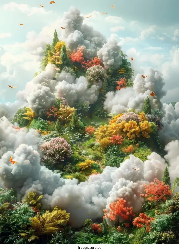 Cloud-filled Mountain Wonderland