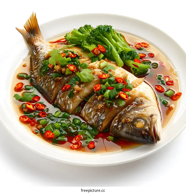 Steamed Fish with Soy Sauce
