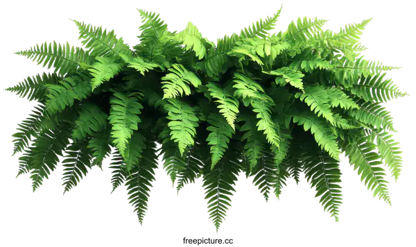 [Transparent Background PNG]Beautiful Fern Plant Decoration