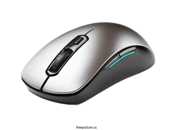 [Transparent Background PNG]Modern Wireless Computer Mouse Design