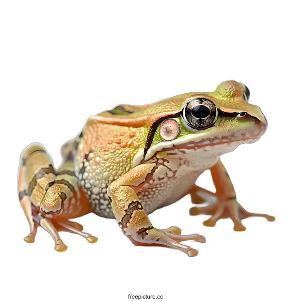 [Transparent Background PNG]A studio shot of a frog