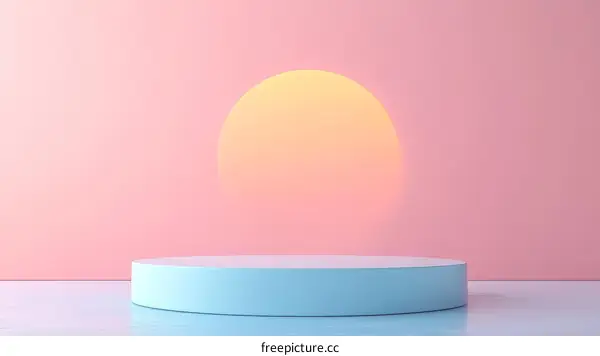 Pastel Minimalist Product Display