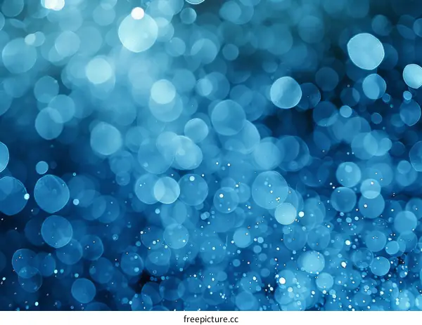 Blue Bokeh Background