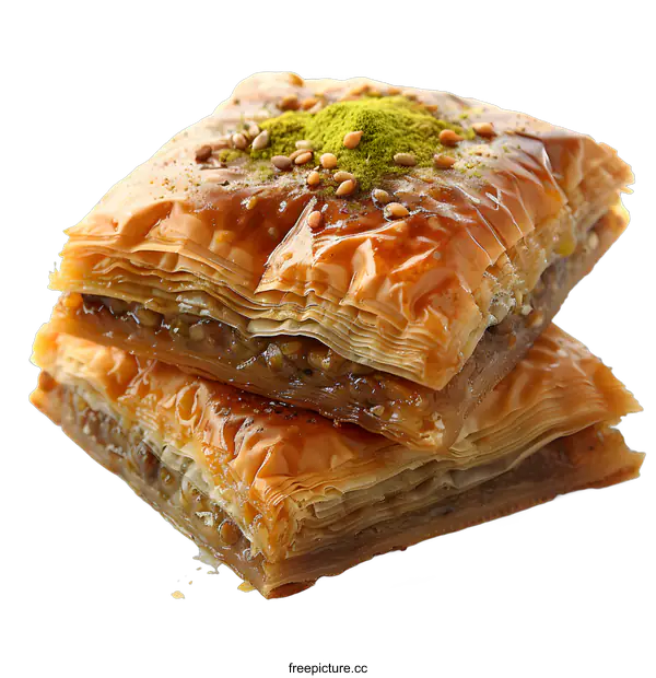 [Transparent Background PNG]Turkish Baklava