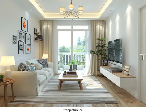 Modern and Comfortable Living Room Design