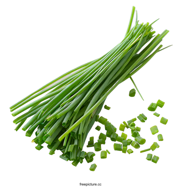 [Transparent Background PNG]Fresh chives