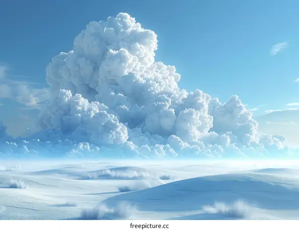 Amazing Winter Wonderland Cloudscape