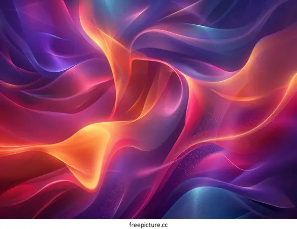 Vibrant Abstract Waves