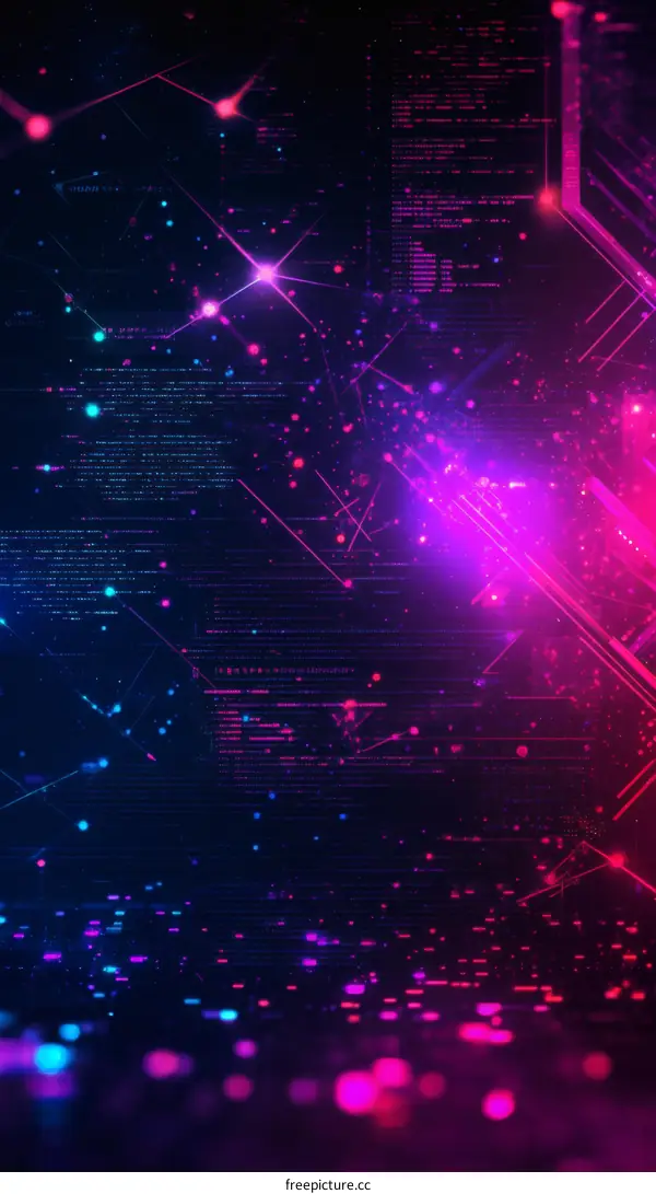 Abstract Digital Network Backdrop