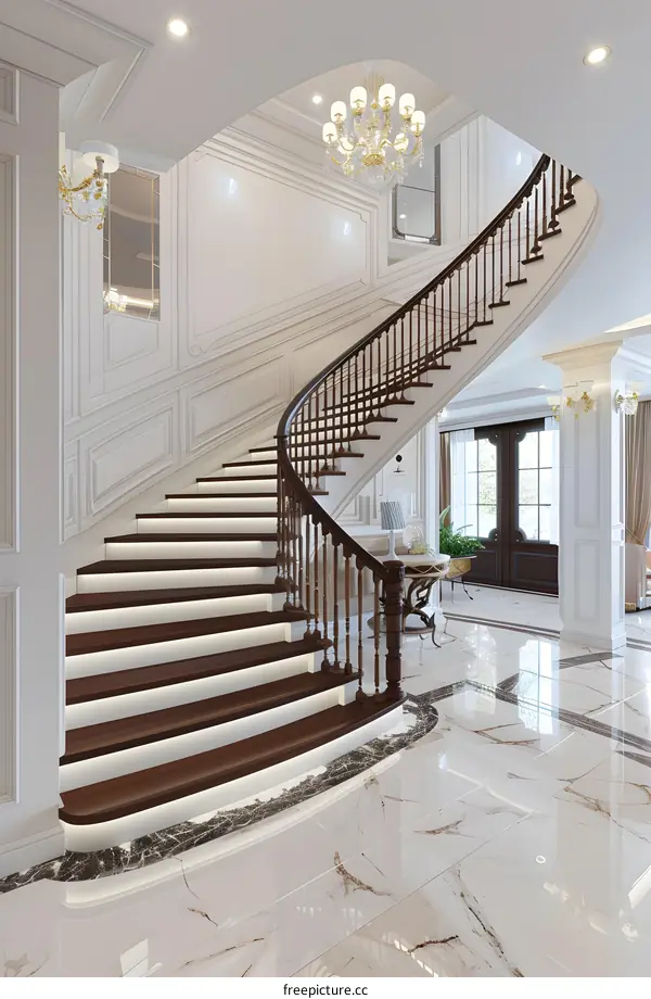 Modern Luxury Home Interior Design Staircase
