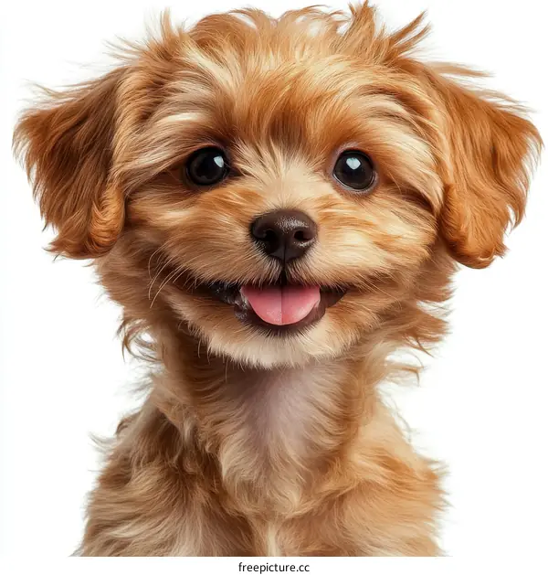 Adorable Puppy Close-up Portrait