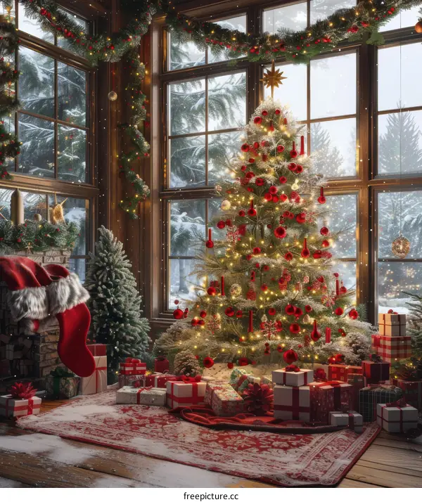 Cozy Christmas Living Room Decor