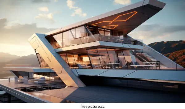 The stunning modern house of the future