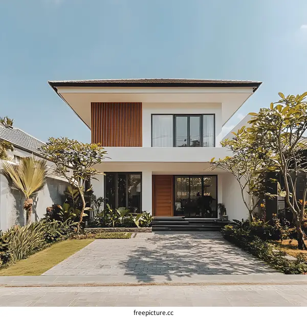 Modern Two Story Home with Minimalist Design