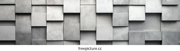 Abstract Geometric Concrete Wall Texture