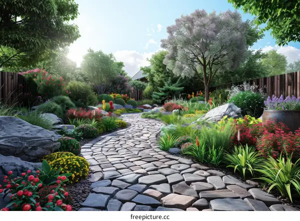 Garden Landscape Design Rendering Collections