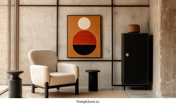 Modern Abstract Art Living Room Decor