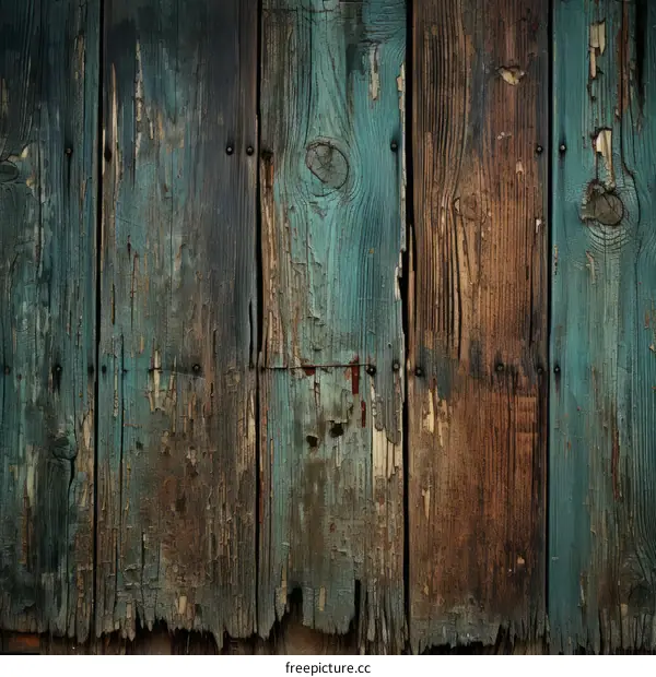 Weathered Wooden Fence Texture