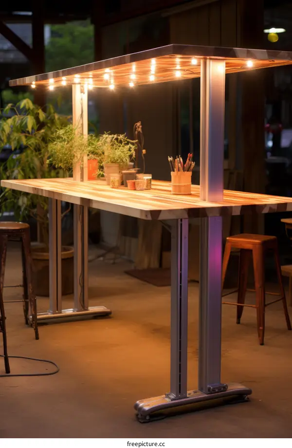 Height Adjustable Work Table: DIY, Woodworking, Metalworking, Garage, Shop