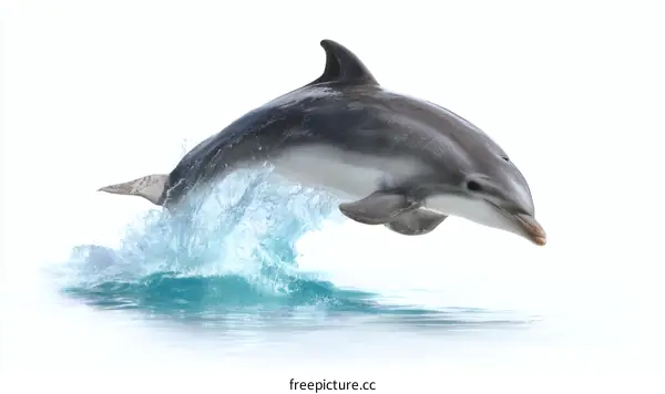 Dolphin Jumping Out of Water