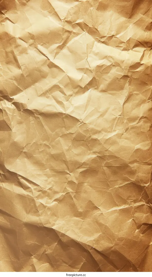 Old grunge crumpled paper texture background