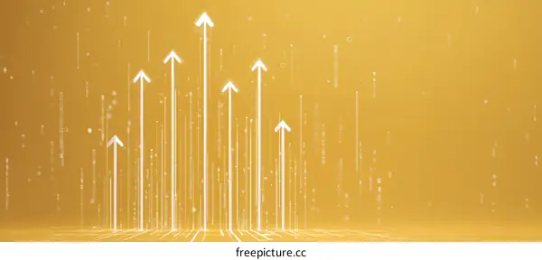 Upward Trend Growth Illustration