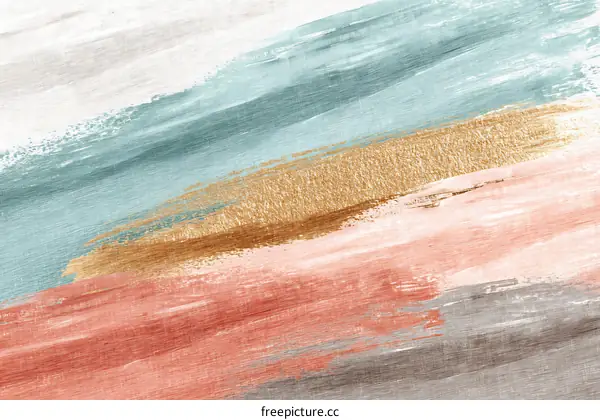 Abstract Artistic Brushstrokes of Pastel Colors
