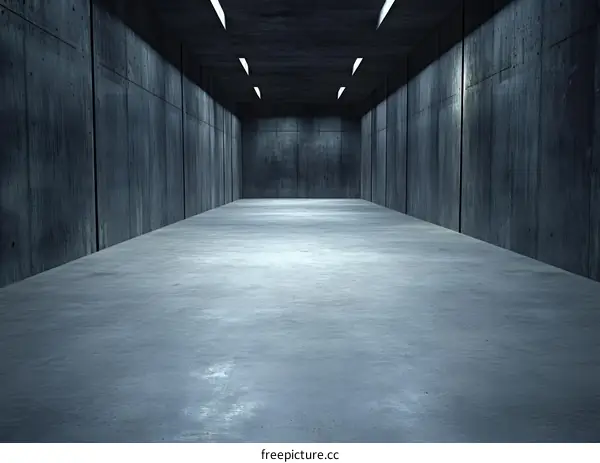 Concrete Room with Light Source