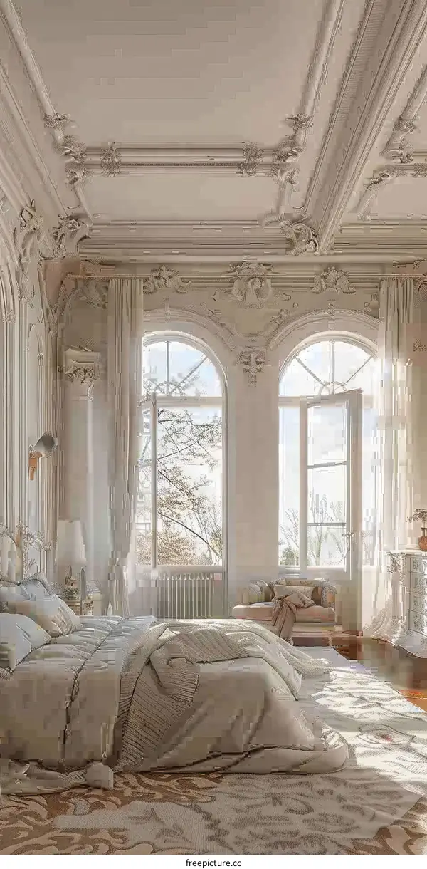 Elegant Vintage Bedroom Interior Design