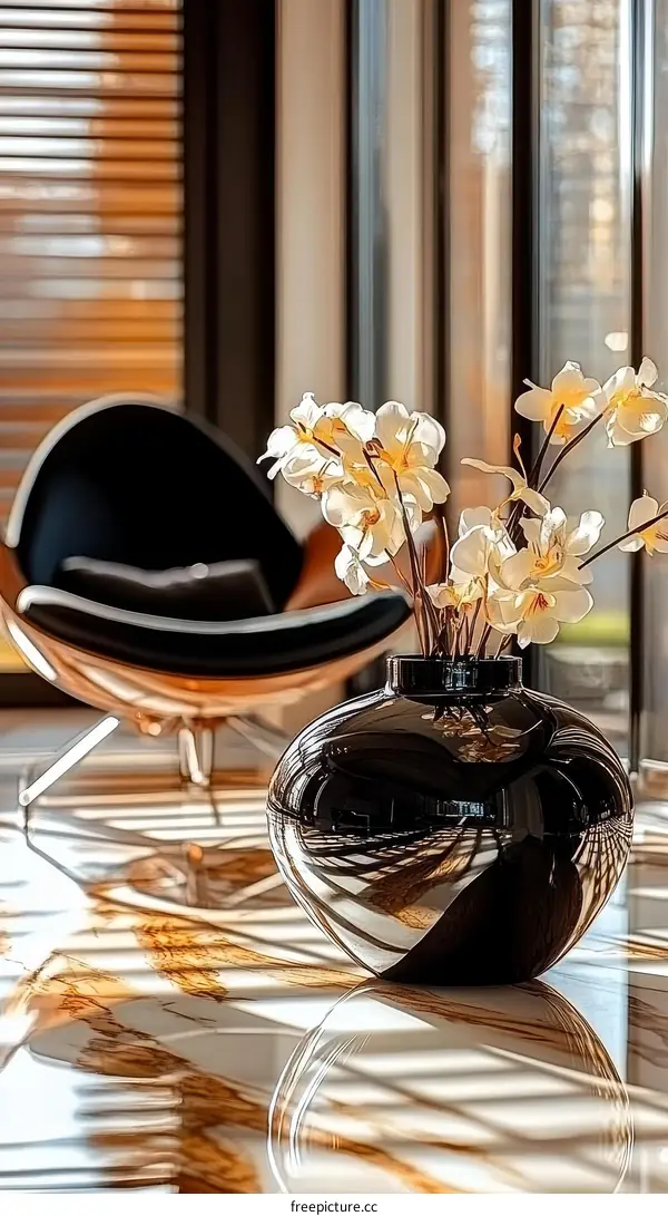 Modern Interior Design with Decorative Vase