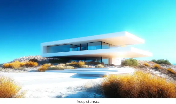 Modern Minimalist Coastal House Design