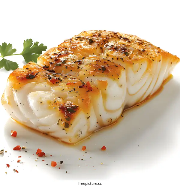 Grilled Cod with Herbs and Spices