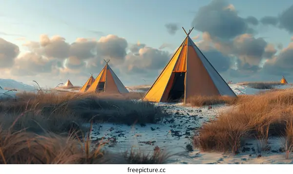 Camping in the Desert