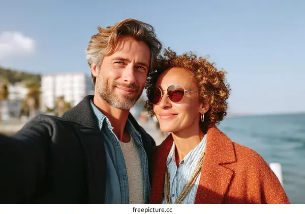 Couple Portrait at the Seaside