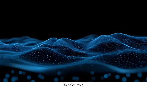 Abstract Digital Wave Form