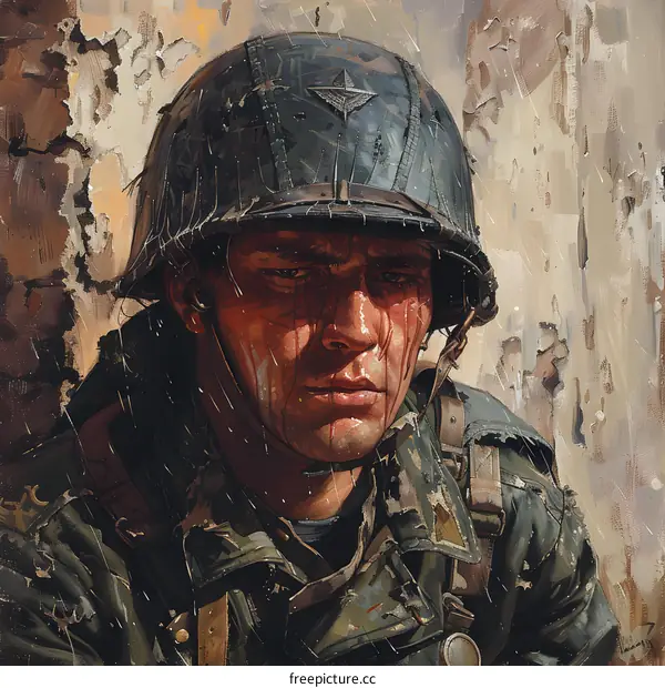 Portrait of a soldier
