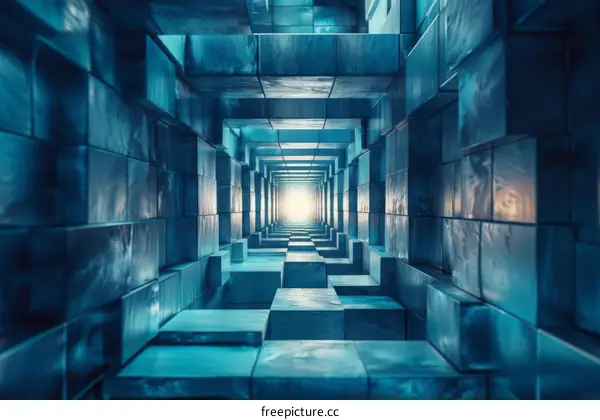 Futuristic Sci-Fi Tunnel