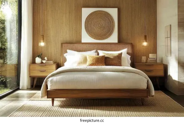 Warm and Cozy Modern Bedroom Interior