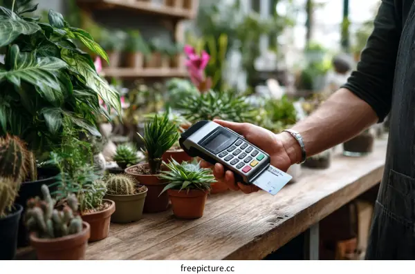 Payment Transaction in a Botanical Garden